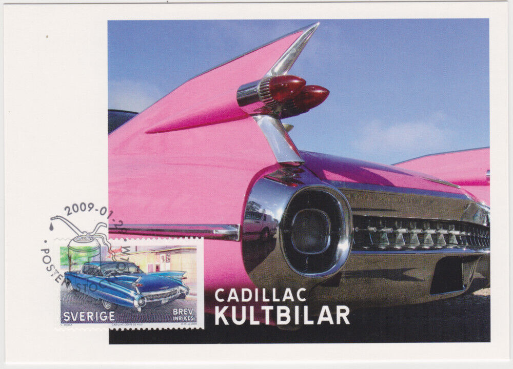 Sweden Maxi 2009, Car, Cult Cars, Cadillac Coupé De Ville, Mint