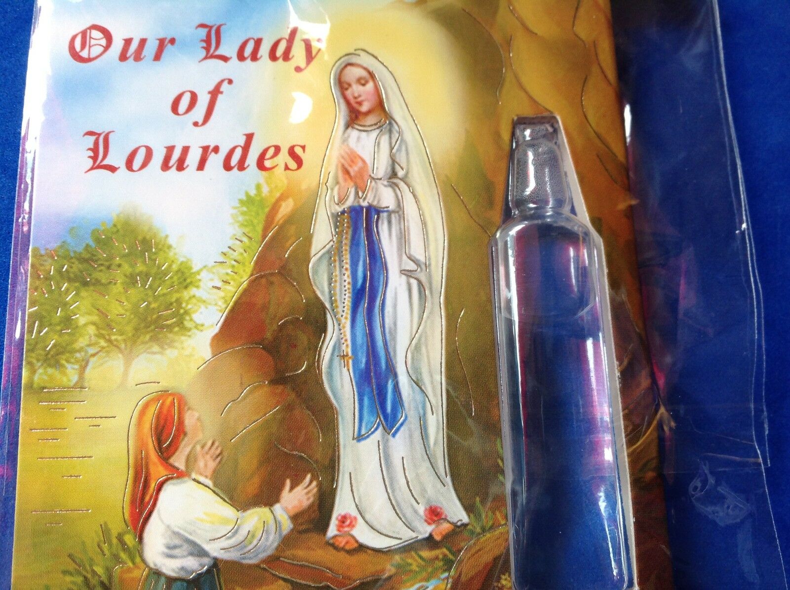 Holy Water Vial Direct From Lourdes Healing Devotion Our Lady Us Seller France