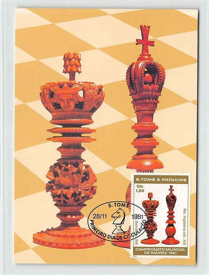 S.tome Mk Schach Chess Scacchi Maximumkarte Carte Maximum Card Mc Cm /m260