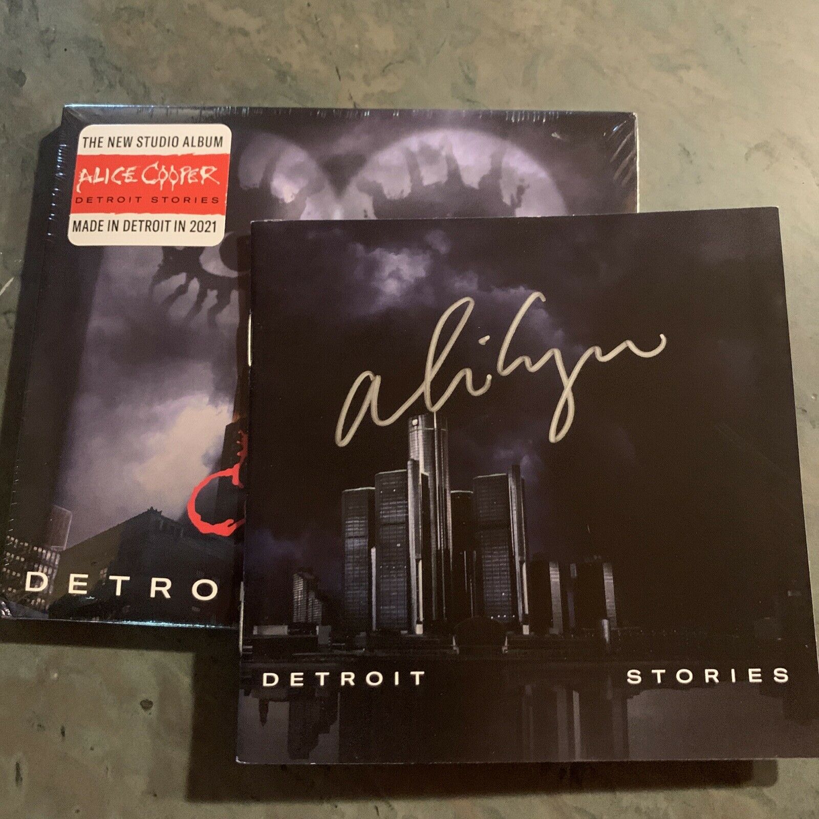 Alice Cooper Signed Detroit Stories Cd Booklet +sealed Detroit Stories Cd New
